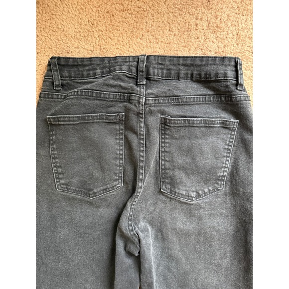 COTTON ON Jeans Stretch Womens Size 8 Black Washed Denim High Rise Waist - Picture 8 of 8